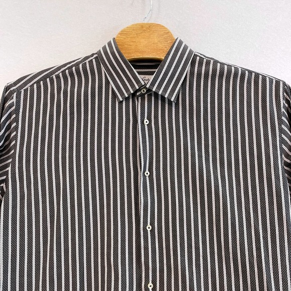 Robert Graham Other - Robert Graham Mens Button Down Shirt 48 19 Tall 100 Cotton Stripe